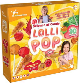 Science for you Juego Fábrica de Chupa Chups para Hacer Piruletas, Química de Caramelos, Edad Mínima 8 Años, 23,5x22x6,5 cm