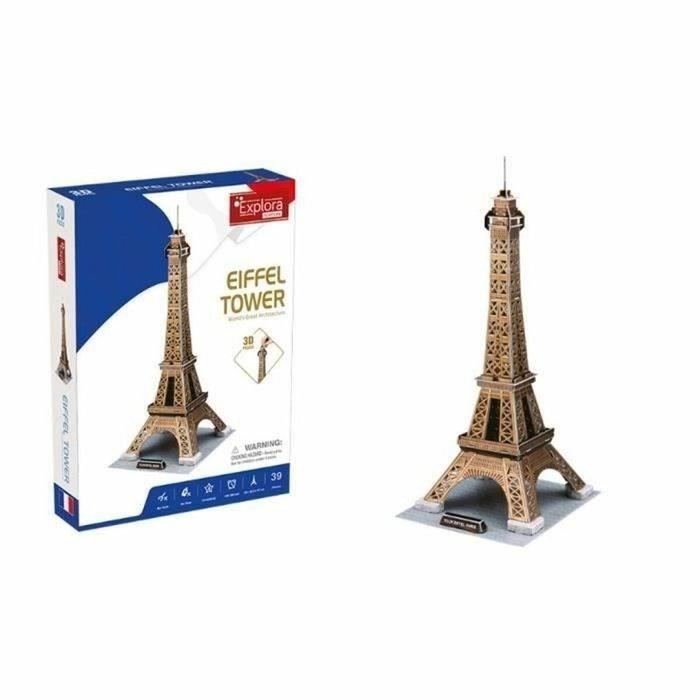 Explora Puzzle 3D Torre Eiffel - 39 piezas Explora Puzzle 3D Torre Eiffel - 39 piezas