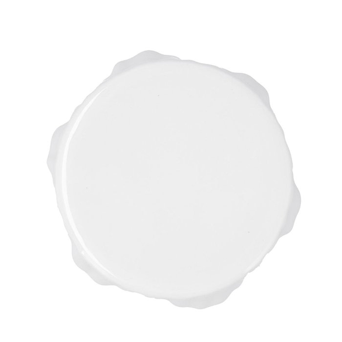 Bidasoa Peana de Porcelana Pureza Abstracta Blanca