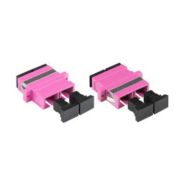 GoodConnections LW-K209 Conector LWL SC-SC UPC Hembra/Hembra OM4 Multimodo Cerámico Violeta