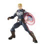 Hasbro Marvel Legends Series Figura Coleccionable Comandante Steve Rogers con Accesorio y Pieza para Construir Figura