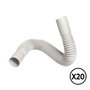 Tupersa Curva flexible de PVC ø 16 mm, 20 unidades