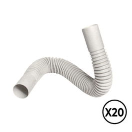 Tupersa Curva flexible PVC Ø 16 mm (20 Unidades)