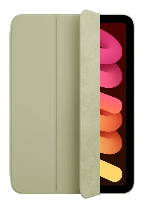 Apple Smart Folio para iPad mini (6ª generación A17 Pro) - Verde Sage, Funda magnética con soporte, Modelo MC2V4ZM/A