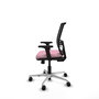 PIQUERAS Y CRESPO Silla de oficina Yunquera Rosa con mecanismo Sincro/Traslack