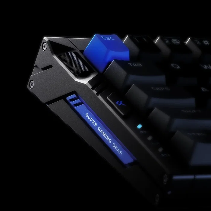 Mchose HW-Ace68 Turbo-5 Teclado Mecánico Inalámbrico 68 Teclas RGB Negro Layout Polaco