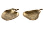 DKD Home Decor Bandeja Vacia Bolsillos Aluminio 11x15x2 Manzana 2