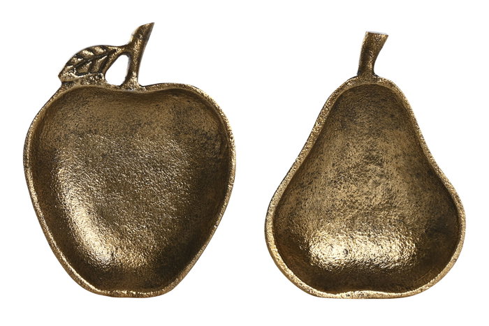 DKD Home Decor Bandeja Vacia Bolsillos Aluminio 11x15x2 Manzana 2 DKD Home Decor Bandeja Vacia Bolsillos Aluminio 11x15x2 Manzana 2