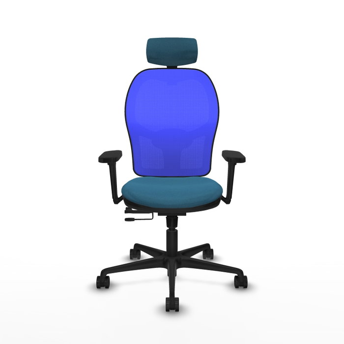 PIQUERAS Y CRESPO Silla de oficina Jorquera Sincro/Traslack Verde petróleo y Azul PIQUERAS Y CRESPO Silla de oficina Jorquera Sincro/Traslack Verde petróleo y Azul