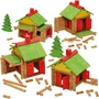 Jeujura - Set de Construcción de Madera 'Mi Chalet de Madera' - 95 Piezas - Juguete Educativo para Mayores de 5 Años