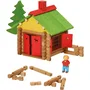 Jeujura - Set de Construcción de Madera 'Mi Chalet de Madera' - 95 Piezas - Juguete Educativo para Mayores de 5 Años