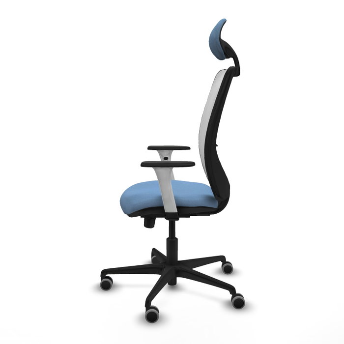PIQUERAS Y CRESPO Silla de oficina Zulema Azul cielo y Blanco PIQUERAS Y CRESPO Silla de oficina Zulema Azul cielo y Blanco