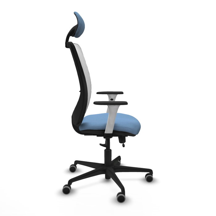 PIQUERAS Y CRESPO Silla de oficina Zulema Azul cielo y Blanco PIQUERAS Y CRESPO Silla de oficina Zulema Azul cielo y Blanco