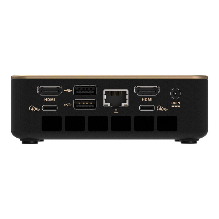 Sapphire EDGE AI 370 Barebone - Mini PC Barebone SFF con AMD Ryzen AI 370, Gráficos AMD Radeon 890M, DDR5-SDRAM, NVMe, PCI Express, HDMI 2.1, 120W