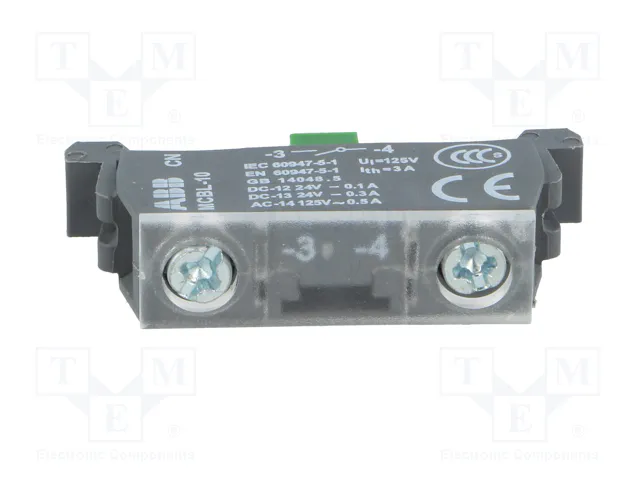 ABB Elemento de contacto, microcontacto 22mm para placa frontal