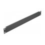 DeLOCK 66289 Cubierta para rack 1U Negro