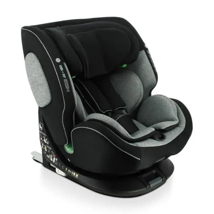 Silla de coche - NANIA - ONE ISOFIX R 129 - 0 a 12 años - Giratoria - 40-150 cm - Negra Silla de coche - NANIA - ONE ISOFIX R 129 - 0 a 12 años - Giratoria - 40-150 cm - Negra