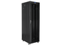 Lanberg Rack Cabinet 19 pulgadas Libre Instalación 42U 600x1000 mm Autoensamblaje Paquete Plano Negro