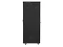 Lanberg FF01-6042-12B Armario Rack Bastidor Independiente 42U 800kg 19" (600x1000mm) Negro, Paneles Desmontables, Kit Montaje
