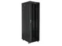 Lanberg FF01-6042-12B Armario Rack Bastidor Independiente 42U 800kg 19" (600x1000mm) Negro, Paneles Desmontables, Kit Montaje