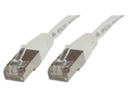 MicroConnect Cable de Red CAT5e F/UTP Blindado 3m Blanco