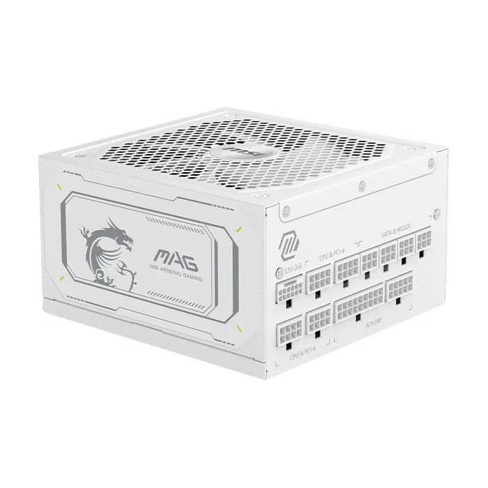 MSI MAG A1000GL PCIE5 WHITE 1000W Blanco