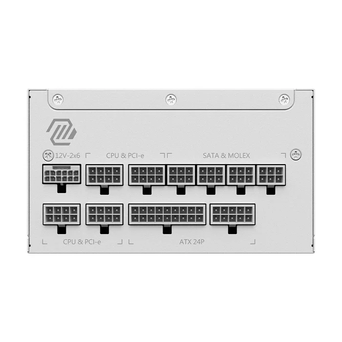 MSI MAG A1000GL PCIE5 WHITE 1000W Blanco
