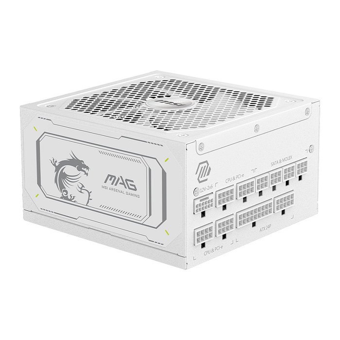 MSI MAG A1000GL PCIE5 Fuente de Alimentación ATX 3.1 1000W 80 Plus Gold Blanco - Fuente de Poder Totalmente Modular para PC con Conector PCIe 5.0 MSI MAG A1000GL PCIE5 Fuente de Alimentación ATX 3.1 1000W 80 Plus Gold Blanco - Fuente de Poder Totalmente Modular para PC con Conector PCIe 5.0