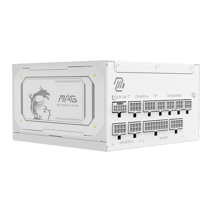MSI MAG A1000GL PCIE5 Fuente de Alimentación ATX 3.1 1000W 80 Plus Gold Blanco - Fuente de Poder Totalmente Modular para PC con Conector PCIe 5.0 MSI MAG A1000GL PCIE5 Fuente de Alimentación ATX 3.1 1000W 80 Plus Gold Blanco - Fuente de Poder Totalmente Modular para PC con Conector PCIe 5.0
