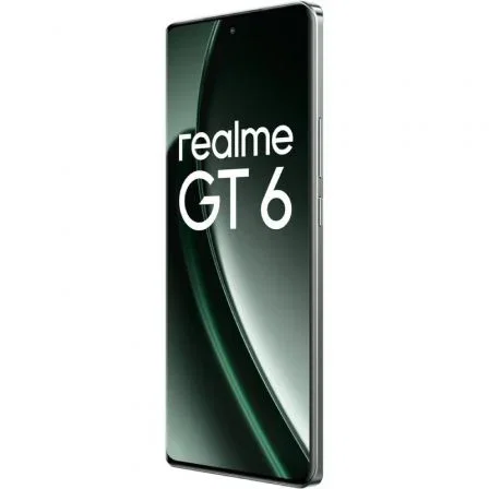 Realme GT6 16-512 GREE Smartphone 16GB RAM/512GB, 6.78" AMOLED 6000 nits, Snapdragon 8s Gen 3, 5G, 5500 mAh 120W, Verde Resplandor