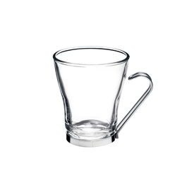 Bormioli Rocco Taza Cappuccino Oslo 235 ml (6 Unidades) Cristal Templado Resistente Apta Microondas Lavavajillas