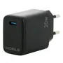 Mobilis Cargador de Dispositivo Móvil Universal Negro con USB-C