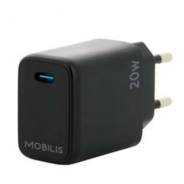 Mobilis Cargador de Dispositivo Móvil Universal Negro con USB-C