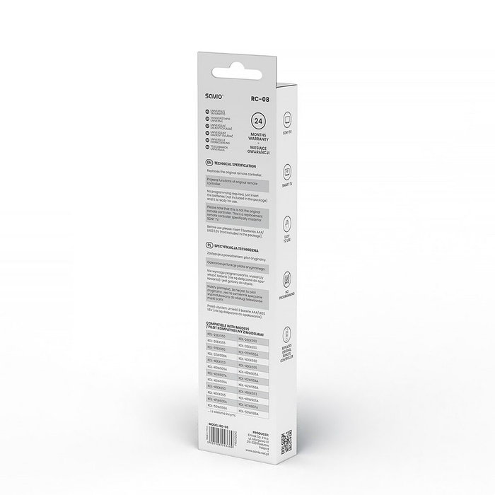 Mando a Distancia Universal Savio RC-08