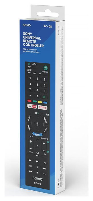 Savio RC-08 mando a distancia universal para TV Sony
