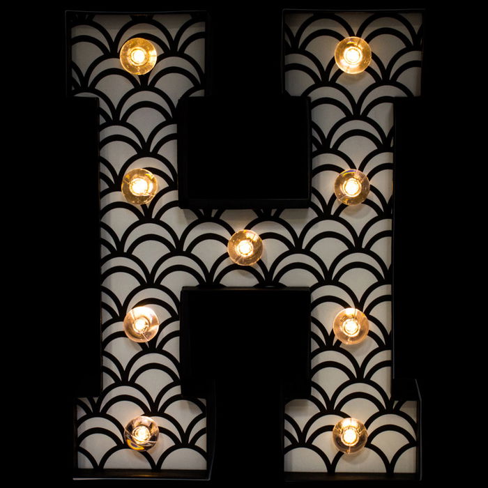 The Concept Factory Letra Luminosa "H" 25 cm