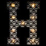The Concept Factory Letra Luminosa "H" 25 cm