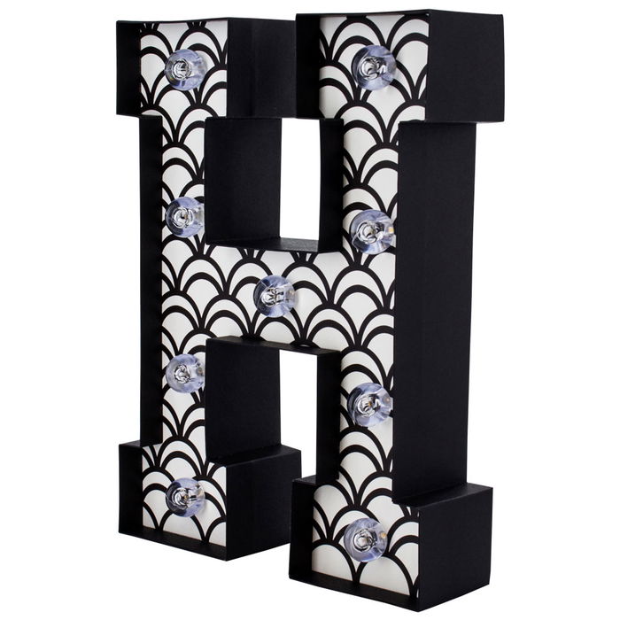 The Concept Factory Letra Luminosa "H" 25 cm