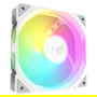 ASUS TUF GAMING TR120 ARGB Ventilador de Caja 120 mm PWM, Blanco, Iluminación LED ARGB, 2000 RPM - Pack de 1