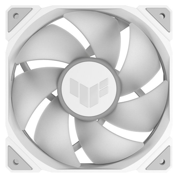 ASUS TUF GAMING TR120 ARGB Ventilador de Caja 120 mm PWM, Blanco, Iluminación LED ARGB, 2000 RPM - Pack de 1