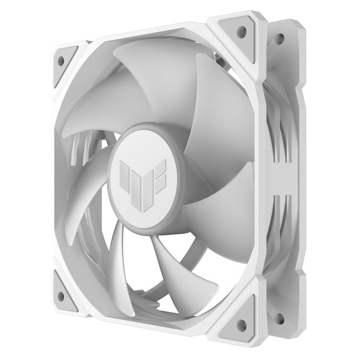 ASUS TUF GAMING TR120 ARGB Ventilador de Caja 120 mm PWM, Blanco, Iluminación LED ARGB, 2000 RPM - Pack de 1