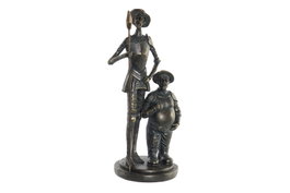 DKD Home Decor Figura de Resina Don Quijote Cobrizo 14x14x40 cm