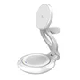 J5create Cargador Magnético Plegable Qi2 3 en 1 Blanco