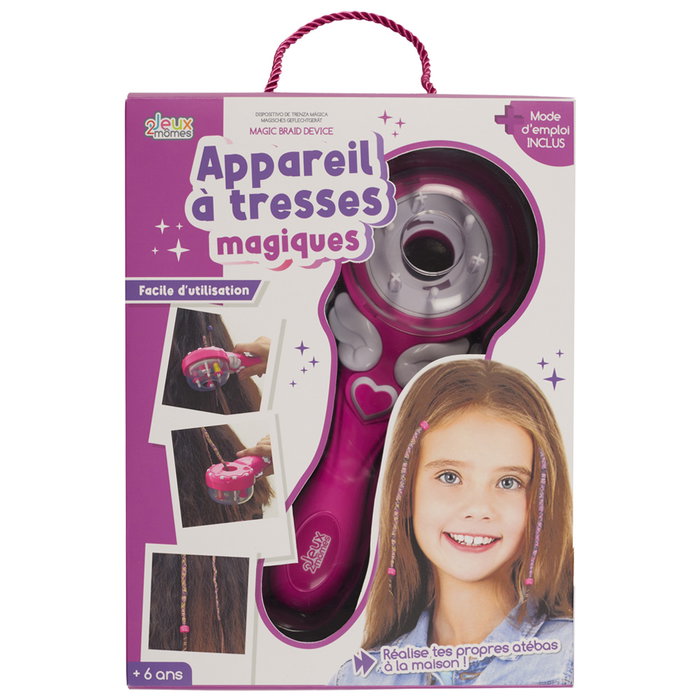 Jeux 2 momes Trenzador Automático Pelo ABS Plástico Jeux 2 momes Trenzador Automático Pelo ABS Plástico