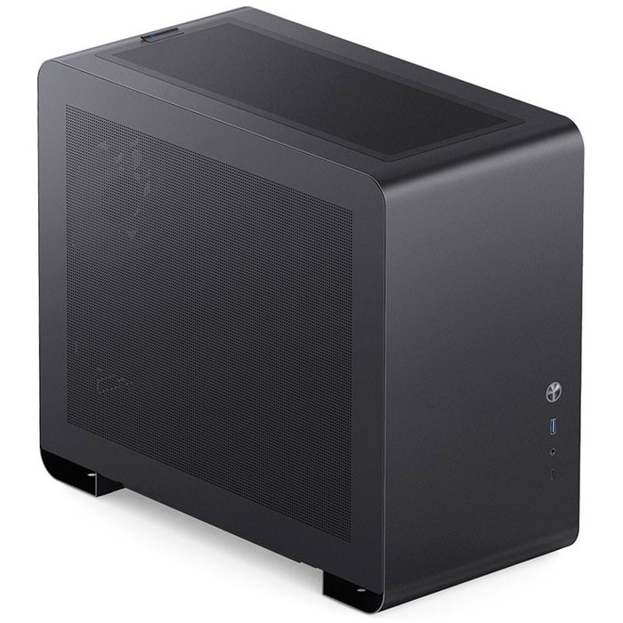 Jonsbo U4 Mini Mesh - Torre Micro ATX Negra, Sin Fuente, USB 3.0 y USB-C