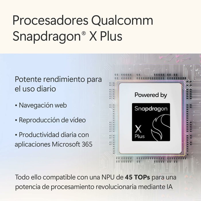 Microsoft Surface Laptop Copilot+ PC 13 de Snapdragon, 16 GB RAM, 256 GB SSD, Platino Microsoft Surface Laptop Copilot+ PC 13 de Snapdragon, 16 GB RAM, 256 GB SSD, Platino