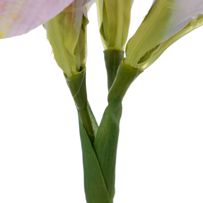 Flor Amarilis Blanco Artificial 23 X 20 X 73 cm (Set de 12)