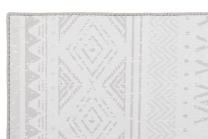 DKD Home Decor Alfombra Ikats Beige y Blanco