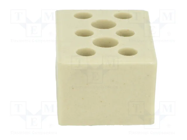 BM GROUP Bloque de bornas de alimentación de 6 bornas, 450V, natural