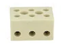BM GROUP Bloque de bornas de alimentación de 6 bornas, 450V, natural